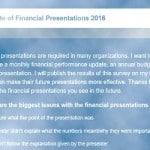 The State of Financial Presentations 2016: Conversation with Dave Paradi