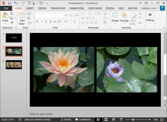 Create Photo Album in PowerPoint
