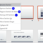 Removing Sections in PowerPoint