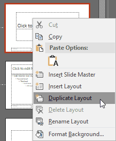 Duplicate, Rename, and Edit Slide Layouts in PowerPoint