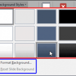 Change Background Styles for Slide Layouts
