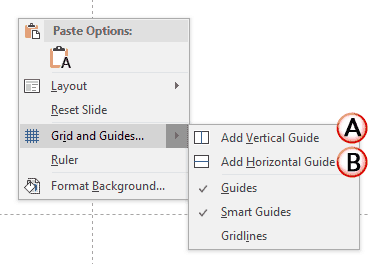 Guide Options in PowerPoint