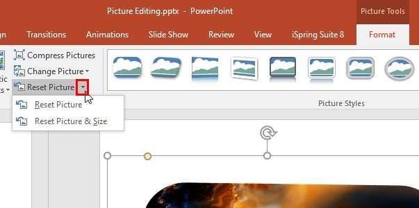 Reset Pictures in PowerPoint