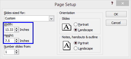 Slide Dimensions in PowerPoint - Size Differences