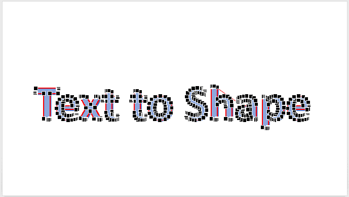 Convert Text to Shape by Intersection in PowerPoint