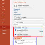 File Types, File Menu, and Backstage View: Add Services in PowerPoint