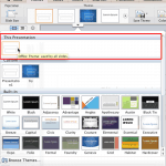 Themes Basics: Identify the Active Theme in PowerPoint