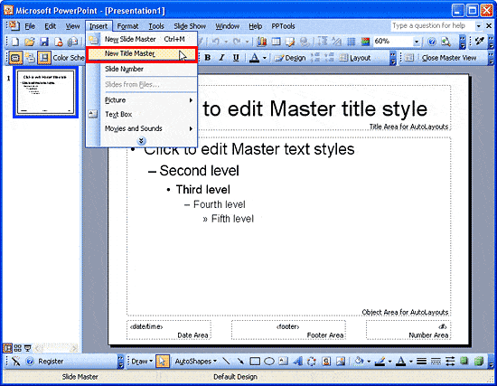 slide master powerpoint