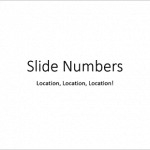 Slide Master and Slide Layouts: Changing Location of Slide Numbers in PowerPoint