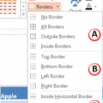 Table Borders: Toggle Visibility of Table Borders