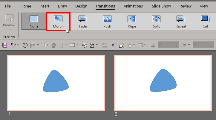 morph-in-powerpoint-using-the-morph-transition-with-curve-shapes-in