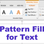 Pattern Fills for Text in PowerPoint