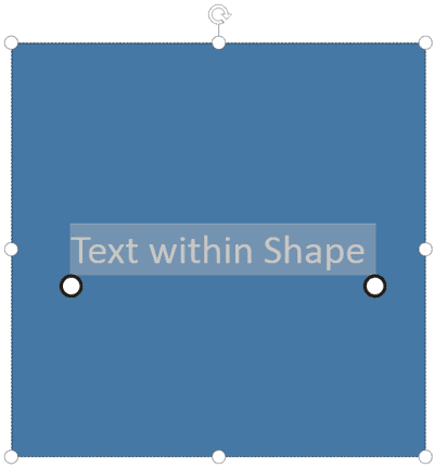 Add and Select Text in Shapes within PowerPoint Touch Add and Select Text in Shapes within PowerPoint Touch