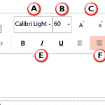 Text Floatie within PowerPoint Touch